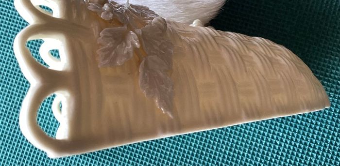 Antique Belleek Wall Mounted Vase