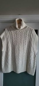 Massimo Dutti Italian Yarn Roll Neck - Sz XS (Fit 10-14UK)