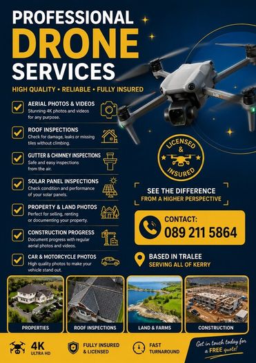 Drone Roof & Property Inspections | Tralee & County Kerry