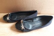 Black Flat Shoes, Size 4