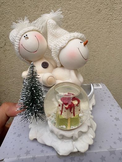 Charming Christmas Snowman Decoration