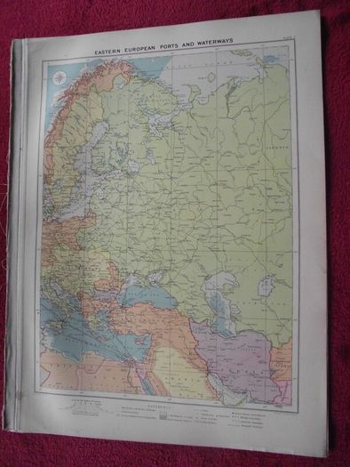 30 X Maps & Charts from Philip's Mercantile Marine Atlas of the World - Fourth Edition 1913