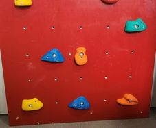 Climbing wall panels