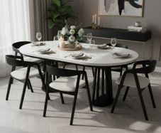 Tovo Extandable Table Black or White 100-180cm