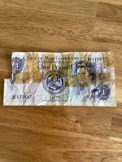 Vintage Isle of Man Bank Note