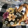 Vintage flower basket Image 5