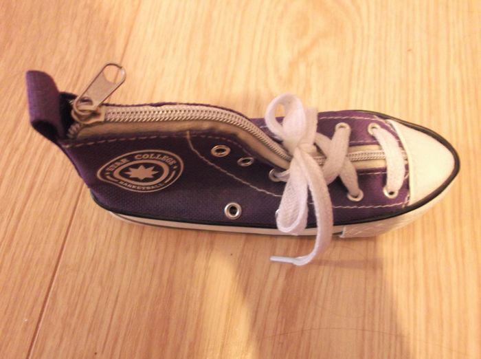 Purple Converse Shoe Purse