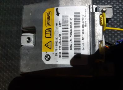 2004-10 Bmw 5 Series E60 E61 Airbag Module Ecu 65 77 6940297