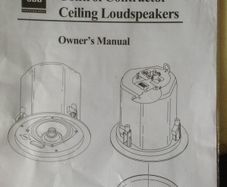 Another Price Drop !!! Jbl Control 24ct Ceiling Loudspeakers