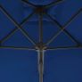Outdoor Parasol with Steel Pole Blue 250x250x230 cm Image 2