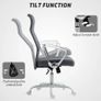 Fabric High Back Office Chair - Grey Image 4