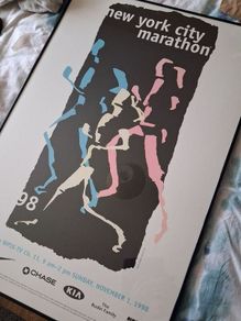 NYC Marathon Poster by Heidi Larsen