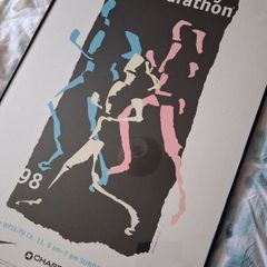 NYC Marathon Poster by Heidi Larsen