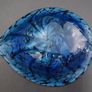 Vintage Mtarfa Glass Shell Bowl With Signature Image 5