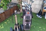 Golf Compleat Set 14 Clubs + Trolly