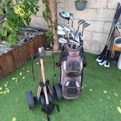 Golf Compleat Set 14 Clubs + Trolly
