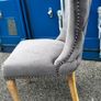 Velvet Grey Dining Chairs Image 6