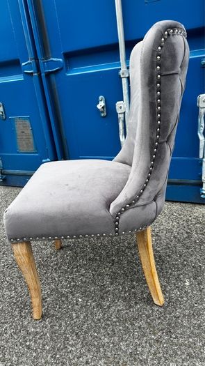 Velvet Grey Dining Chairs