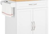 Kitchen Cabinet Kitchen Storage Trolley Cart Kitchen Cabinet Kitchen Storage Trolley Cart with Bamboo Worktop