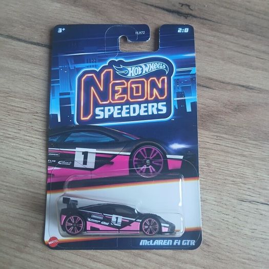 Hot Wheels Mclaren F1 GTR Neon Speeders