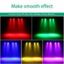 36 LED Stage Lights RGB Par Can Flat DMX512 DJ Disco Bar Uplighter Lighting RC Image 3