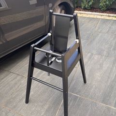 wooden high chair