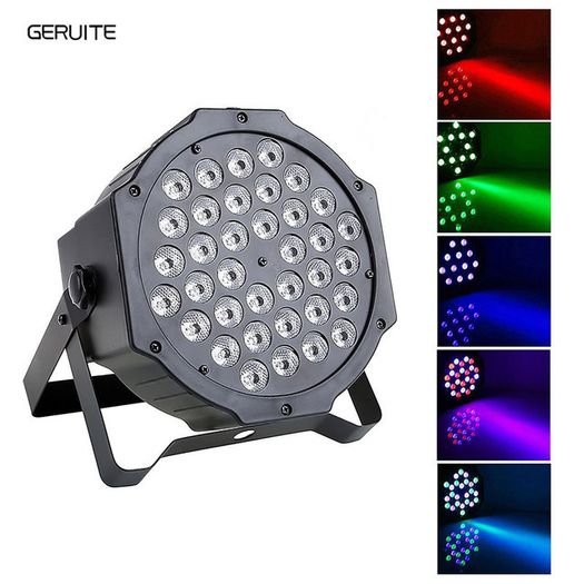 36 RGB LED Stage Light Par DMX-512 Lighting Laser Projector Party Club Disco DJ Stage Music Disco Lights Uplighting