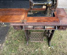 Vintage singer sewing machine