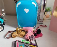 our generation suitcase with accessories