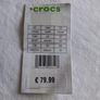 Crocs womens clogs/shoes. Burgundy.  New. Image 7