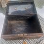 Antique Irish metal money box, prop, theatre TV, D18 Image 4