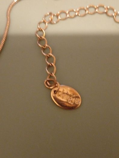 custom necklace with tiger print design