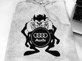 Audi Evil Funny Printed Hoodie Great Gift Present Idea For Audi Fans