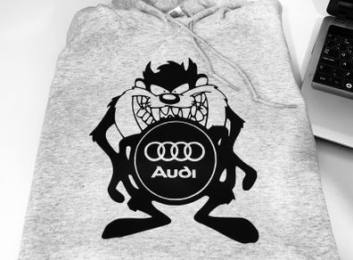 Audi Evil Funny Printed Hoodie Great Gift Present Idea For Audi Fans
