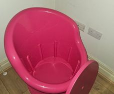 Ikea Pink Popptorp Chair