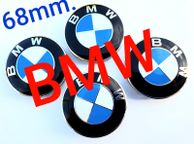 main image for ad Set of 4 brand new BMW Classic BLUE / WHITE alloy wheel caps