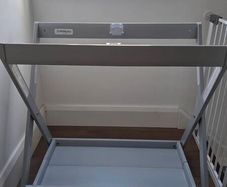 UPPAbaby Wooden Bassinet / Carrycot Stand - Grey (Great Condition)