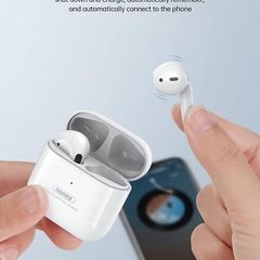 Remax TWS-10i High Quality True Wireless Stereo Music Earbuds - White