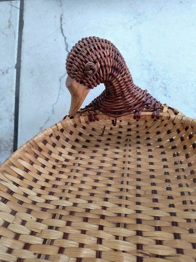 Wicker Duck Item