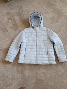 Tommy Hilfiger womens light blue jacket