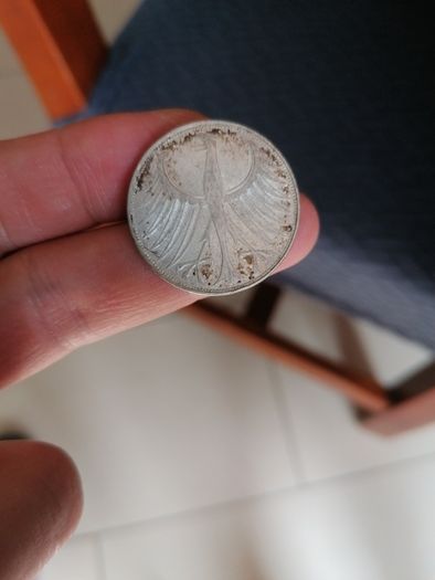 1972 Germany Silver 5 Mark Coin
