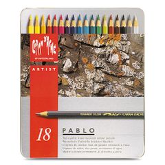 Caran dAche Pablo Colour Pencils (18 in a Metal Box)