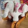 plush rocking horse elephant Image 3
