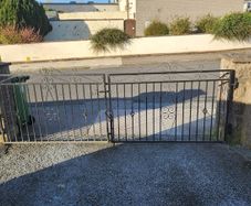 galvanised steel gate
