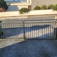 galvanised steel gate