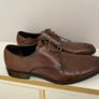 John White tan brown Moore leather shoes, Size 9, EU 43, dress shoe Image 2