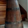 Antique French butter churn upcycled to umbrella or walking stick holder Image 5
