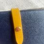 Navy and yellow celine wallet Image 3