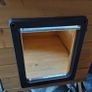 Wooden pet/ dog kennel with flap Image 5