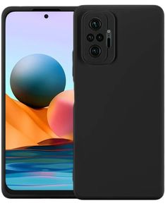 Black Soft Silicone Case for XIAOMI REDMI NOTE 10 PRO Shockproof Back Cover